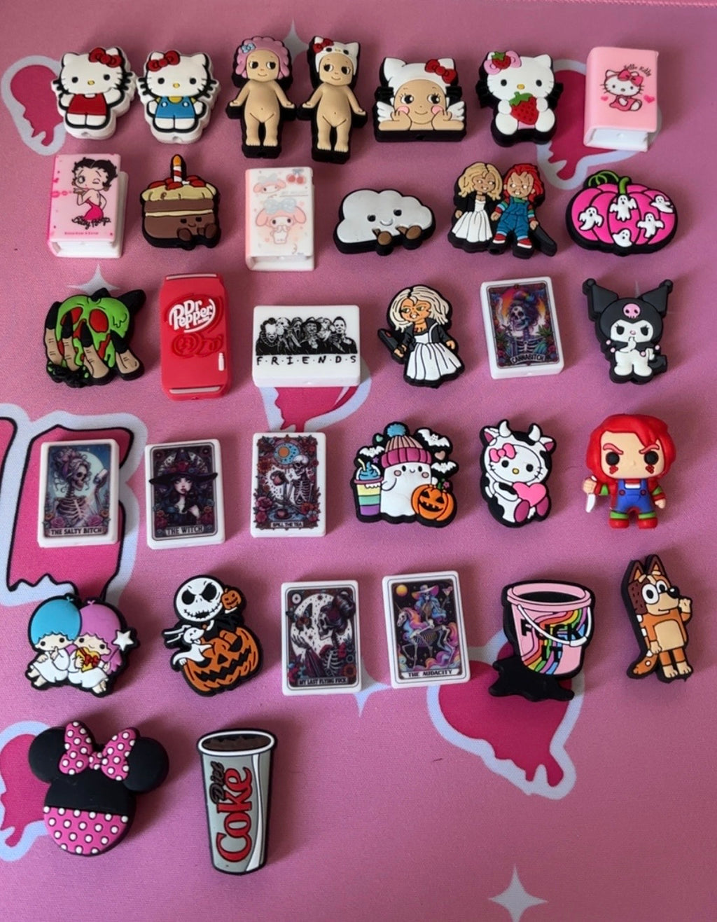 Silicone focal bagcharm