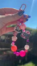 Ghostie bag charm 🩷🖤