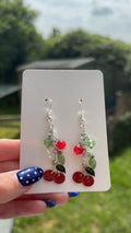 Cherry earrings 🍒