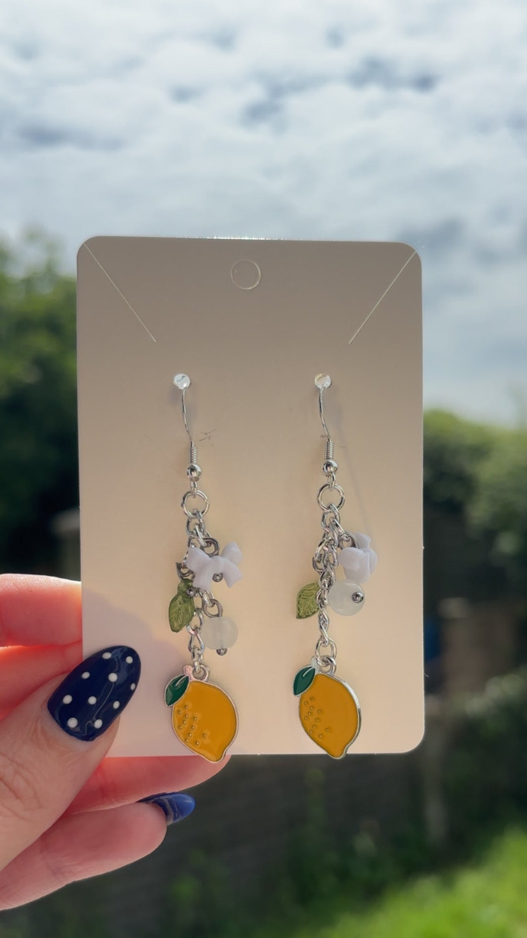 Lemon earrings 🍋