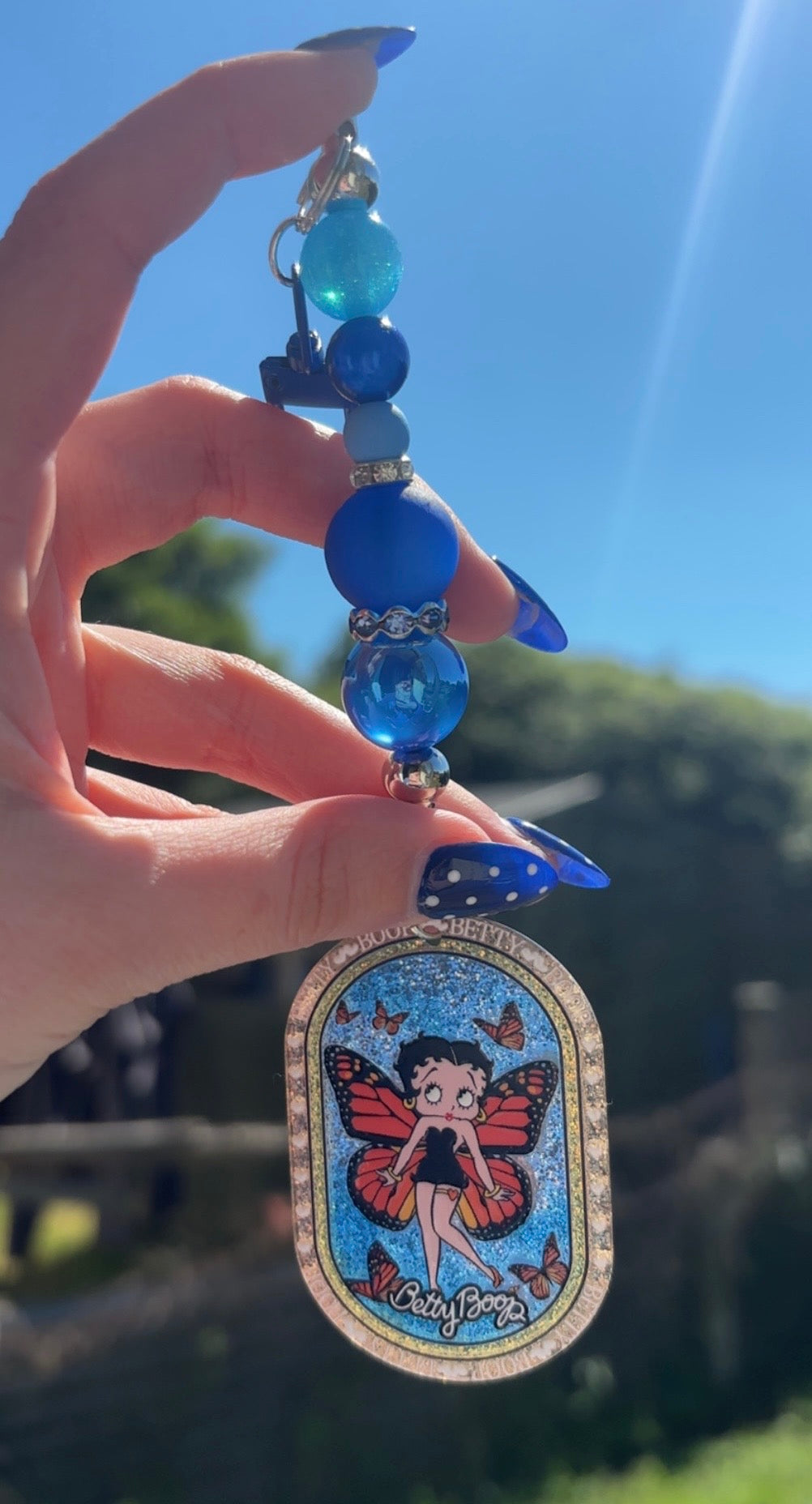 Betty beaded bar 💙